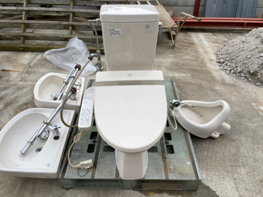 トイレ　大便器　ウォシュレット　中古
