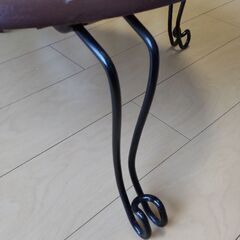 60✕60cm　テーブル　ブラウンの画像