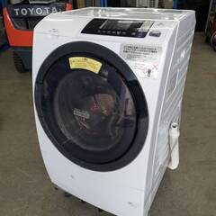 【22102501】電気洗濯乾燥機　日立　BD-SG100AL形　2017年製　洗濯時78L　乾燥時60L【引取限定】