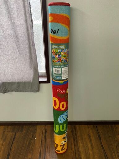 【店頭引き取り限定】スミソニアン エデュケーション キッズラグ/ABCラグプライマリー　Smithsonian Education Kids Rug
