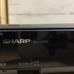 SHARP Blu-rayレコーダーの画像