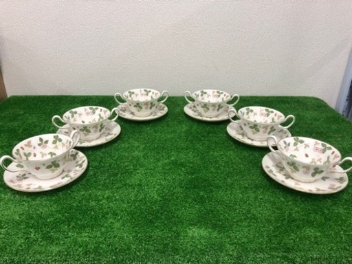 【中古品】ウェッジウッド スープカップ 6セット