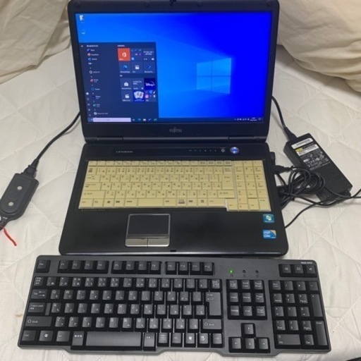 Core i3搭載(デュアルコア、4スレッド) 富士通 ノートパソコン LIFEBOOK A550/B 無線(WiFi) MicrosoftOffice2021