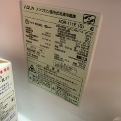 【無料】AQUA冷蔵庫109Lの画像