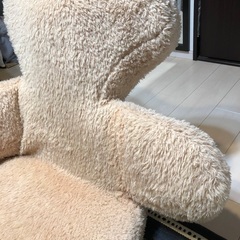 クマの座椅子の画像
