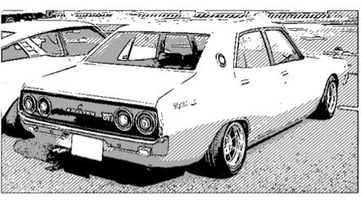 値下げ、旧車、日産スカイライン ケンメリ 純正 ノーマル  リヤ テールガーニッシュ