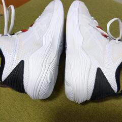 お話し中　無料で差し上げます!　アシックス asics ノヴァフロー ホワイト　子供用　バッシュ　バスケットボールシューズ  24.0の画像