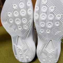 お話し中　無料で差し上げます!　アシックス asics ノヴァフロー ホワイト　子供用　バッシュ　バスケットボールシューズ  24.0の画像