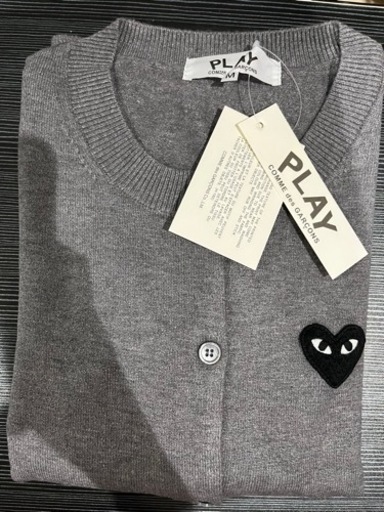 【新品】Comme des garçons play カーディガン