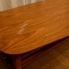 【値下】折り畳み ローテーブル 折りたたみ リビングテーブル 木製 木目 北欧の画像