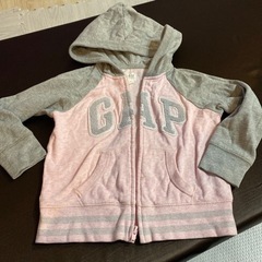 【可愛いピンク】長袖上着　GAP KIDSパーカー xs(4-5...