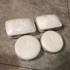 固形せっけん4個で170g分あります。
