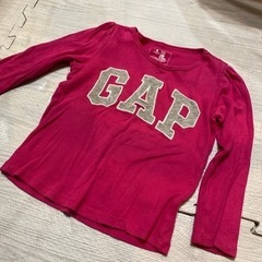 【ピンク】長袖　100㎝Baby GAP ベビーギャップ ロゴ　ロンT