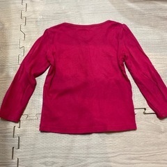 【ピンク】長袖　100㎝Baby GAP ベビーギャップ ロゴ　ロンTの画像