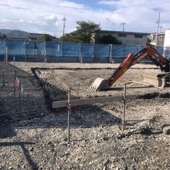 急募！掘削工事・基礎工事・外構工事・造成工事・左官など。の画像