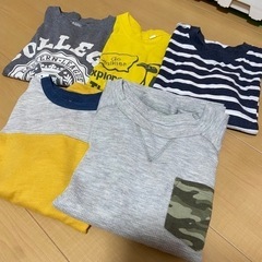 男の子用長袖(130)まとめ売りの画像