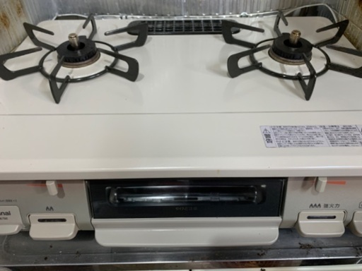 極美品　Rinnaiプロパンガス用　ガステーブル　グリル未使用