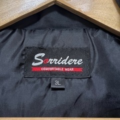 暖かいハーフコート 黒 フード付きの画像