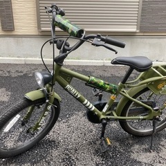 子供用自転車　防犯登録済み　18インチ（専用補助輪お付けできます）