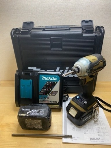 中古 マキタ　TD170 18V インパクトドライバ　フルセット