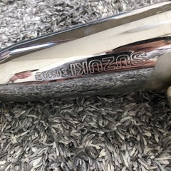 GN125純正マフラーの画像