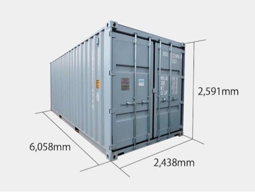 中古コンテナ20フイト