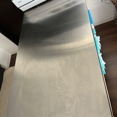 ニトリ　作業台/食器棚/ワークテーブル　天板ステンレスの画像