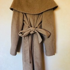 ふんわり襟コートの画像