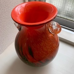 カメイガラス　花瓶の画像