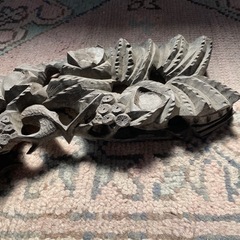 アンティーク　ウッドウォールアートの画像