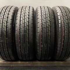 新車外し 2022年製 DUNLOP SP175N 195/80R15 107/105N LT 15インチ 夏タイヤ 4本 ハイエース キャラバン等　(JR307) クレジットカード QRコード決済可能