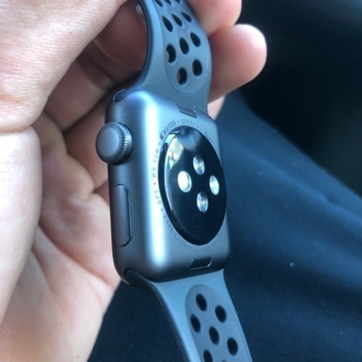 Apple Watch NIKE + series3 38mm （GPS）Black Nike スポーツ