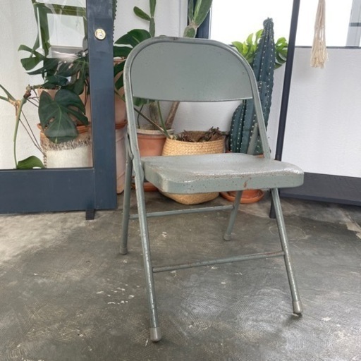 Vintage ドイツ製インダストリアルスチールチェア