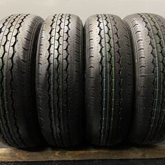 新車外し 2022年製 BS ECOPIA RD613 195/80R15 107/105N LT 15インチ 夏タイヤ 4本 ハイエース キャラバン等　(JR314)クレジットカード QRコード決済可能