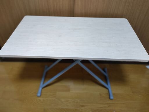 折りたたみ　ダイニングセット　ホワイト　4点