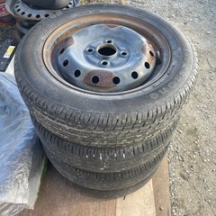 H81W ekワゴン オッティ 純正スチールホイール 155/6...