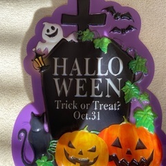 ハロウィングッズA4サイズ壁掛