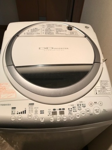 TOSHIBA  全自動洗濯乾燥機　AW-80VM 決まりました