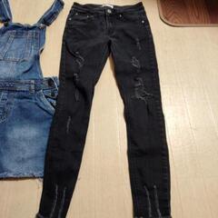 サロペット&ダメージジーンズ👖Sの画像