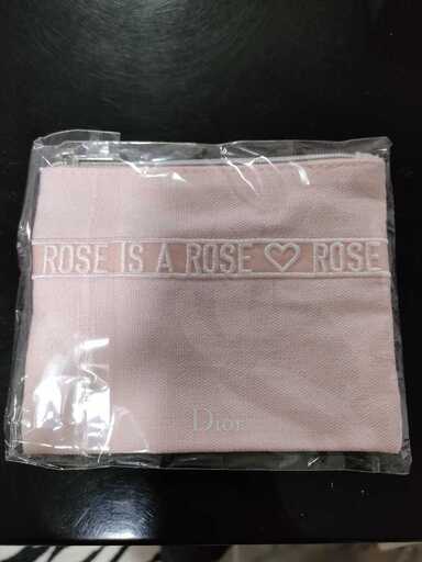 新品未使用　クリスチャンディオール　ROSE IS A ROSE ポーチ