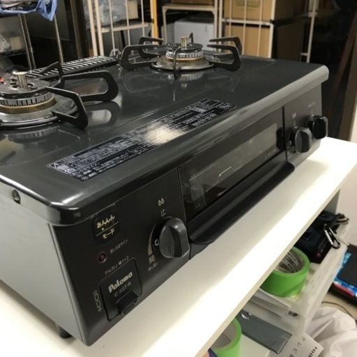 取引場所　南観音　K2210-774 Paloma LPガス用ガスコンロ　IC-S37-R 右強火　2020年製　汚れ残りあり