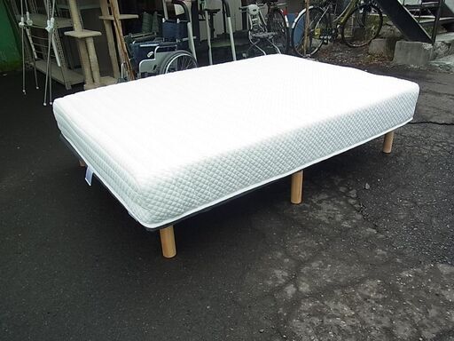 neruco　ネルコンシェルジュ　ダブルベッド　フレーム　マットレスセット　ヘッドレス