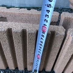 ブロック塀　9個　庭の画像