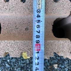 ブロック塀　9個　庭の画像