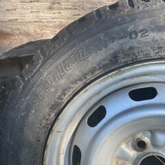 スパイクタイヤ/ホイールセット　185/65/Ｒ14の画像