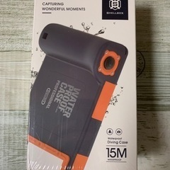 潜水用ケース 防水ケース 水中撮影 完全防水仕様 水深15mまで 自撮り棒対応の画像