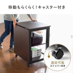 折りたたみデスク　折りたたみワゴン　作業台の画像