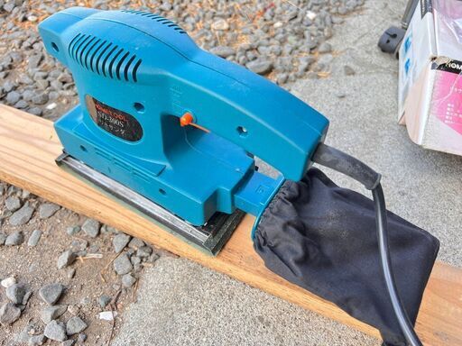 【美品】リキサンダ/RIKI SANDER ナカトミ産業 SD-300S 吸塵機能付 HOMETOOL 取説付き  /  AJ-0364-P1