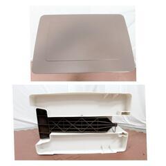 ☆T2220☆ アスベル ゴミ箱 ペダルふペール 45L EBAN ASVELの画像