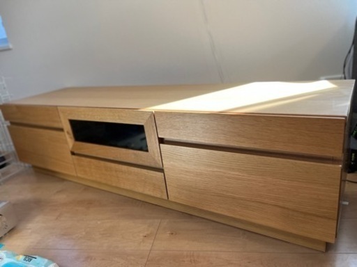 テレビボード　CALMA TV boad ホワイトオーク　引き取り限定